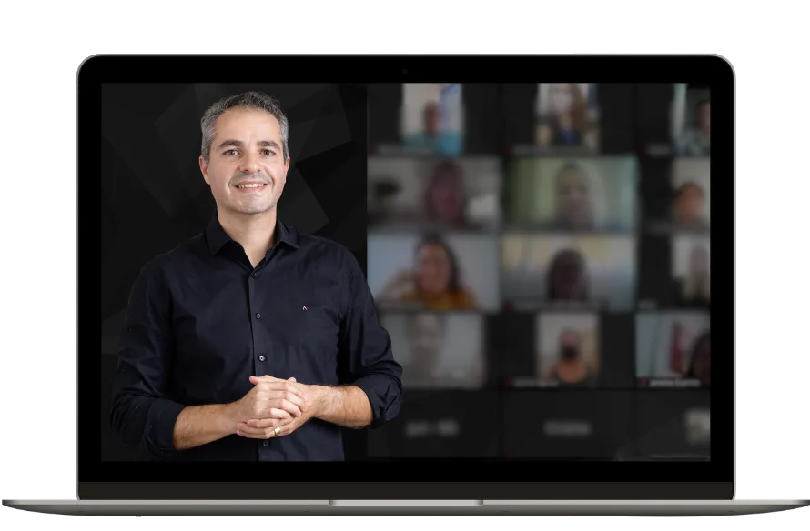 Mockup da imersão A Escolhida ao vivo